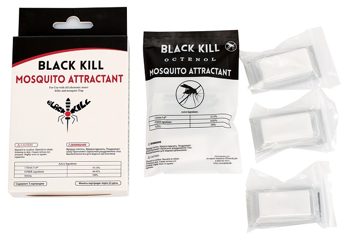 Приманка для комаров и мошки Octenol Black kill 3 шт.