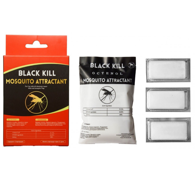 Приманка для комаров и мошки Octenol Black kill (3 шт.)