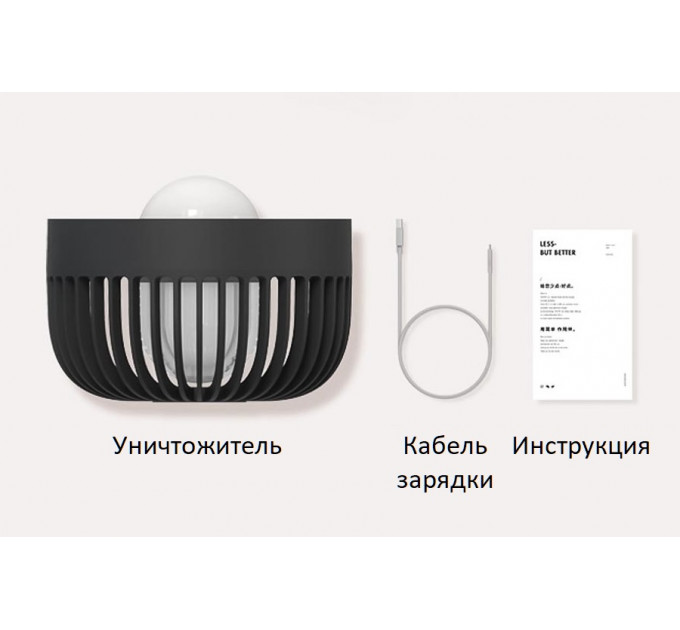 Антимоскитная лампа 3 в 1 Xiaomi SOLOVE Mosquito Lamp (002D Black RUS)