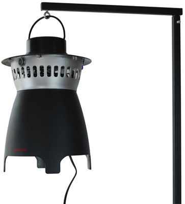 На стойке можно разместить уничтожитель комаров SITITEK MT-1500 так, чтобы он приманивал комаров максимально эффективно